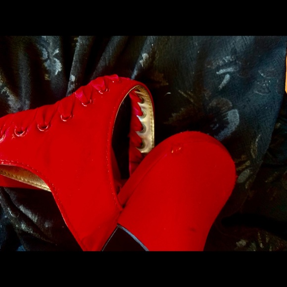 STYLE & CO. red ribbon 👠 heels - Picture 14 of 14